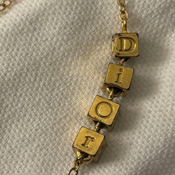 Christian Dior Cubes Bracelet in Gold - Picture 8 of 8